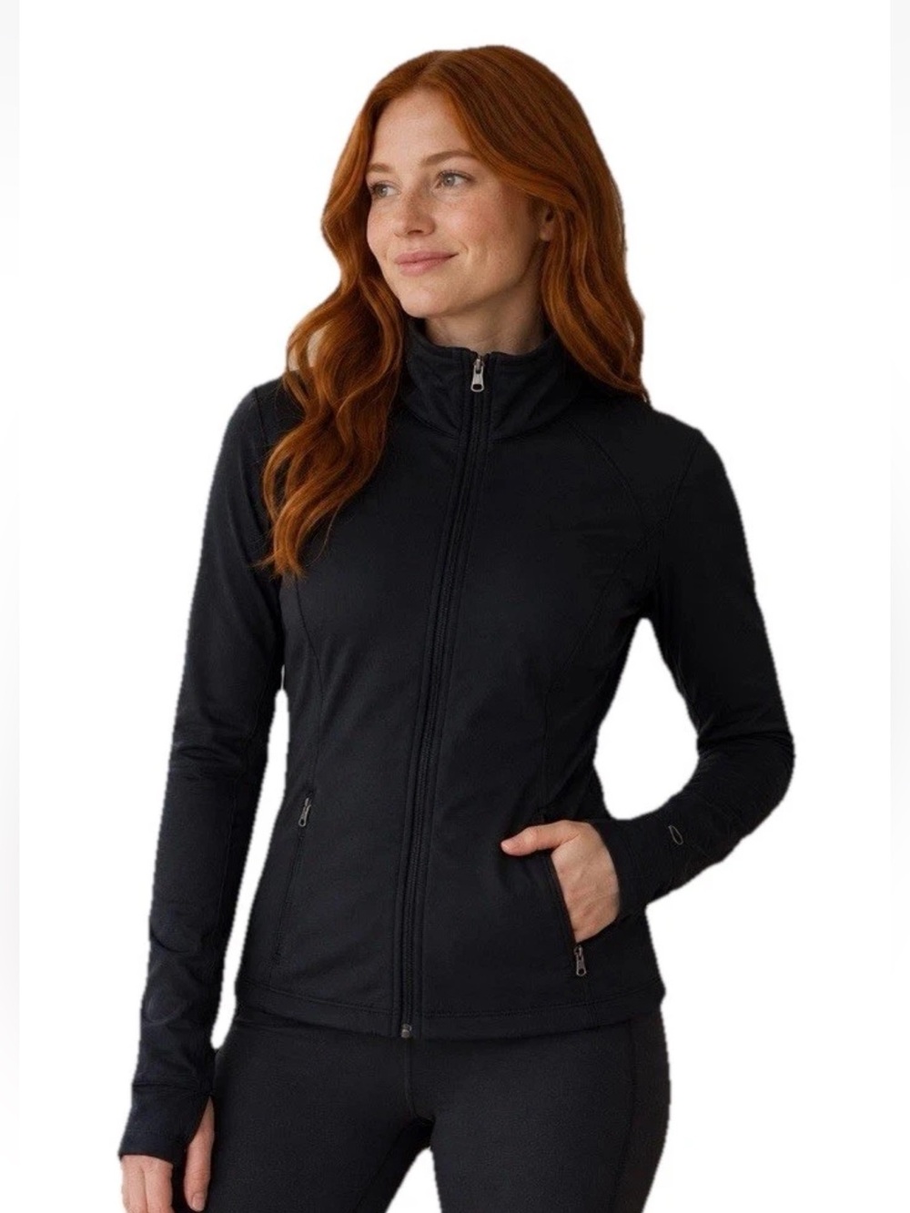 Calia by Carrie Underwood Black Full Zip Jacket Athleisure Activewear Women’s S